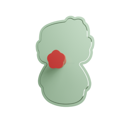 Frankenstein Cute Cortador de Galletas STL 3