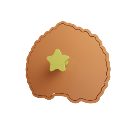 Puercoespin Cute Cortador de Galletas STL