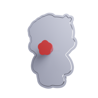Zombie Cute Cortador de Galletas STL