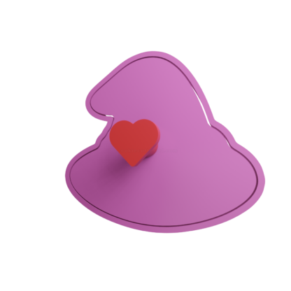 Sombrero de Bruja Cortador de Galletas STL 5