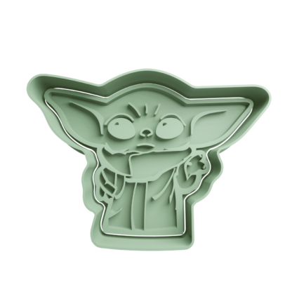 Grogu Baby Yoda Cortador de Galletas STL 5