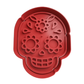 Calavera Mexicana Cortador de Galletas STL 11