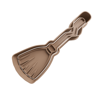 Escoba de Bruja Cortador de Galletas STL