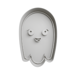 Fantasma Cute Cortador de Galletas STL 5