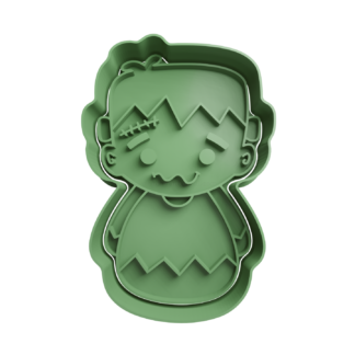 Frankenstein Cute Cortador de Galletas STL 2