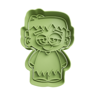 Frankenstein Cute Cortador de Galletas STL 4