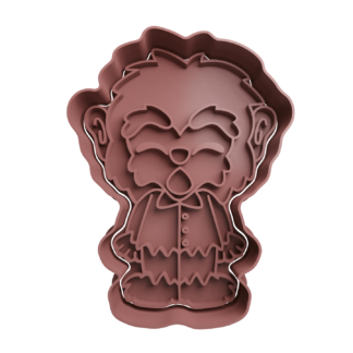 Hombre Lobo Cute Cortador de Galletas STL