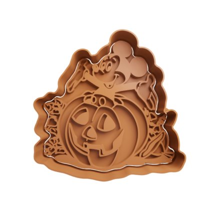 Mickey Calabaza Halloween Cortador de Galletas STL