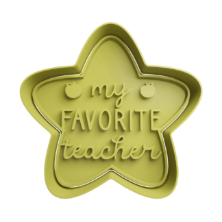 My Favorite Teacher Cortador de Galletas STL