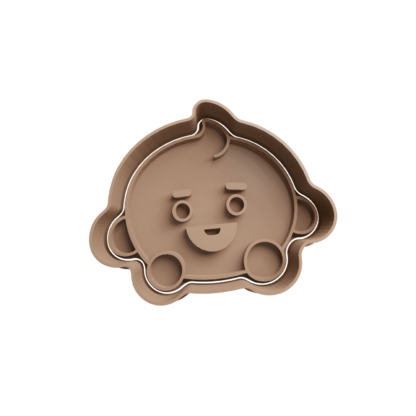 Shooky BT21 Baby 2 Cortador de Galletas STL