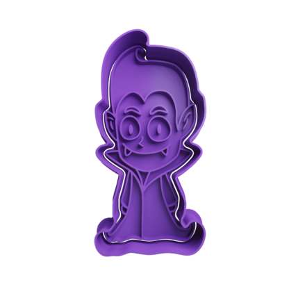 Dracula Cute Cortador de Galletas STL 4