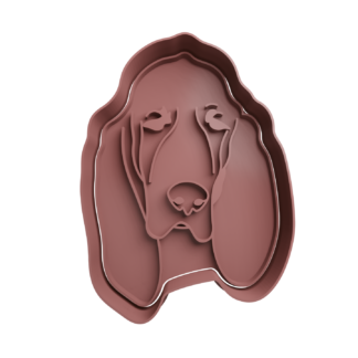 Perro Basset Hound Cortador de Galletas STL