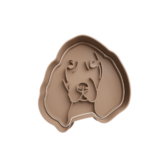 Perro Basset Hound Cachorro Cortador de Galletas STL