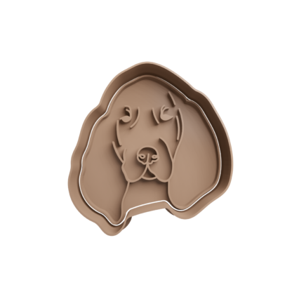 Perro Basset Hound Cachorro Cortador de Galletas STL