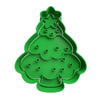 Árbol de Navidad Cortador de Galletas STL 10