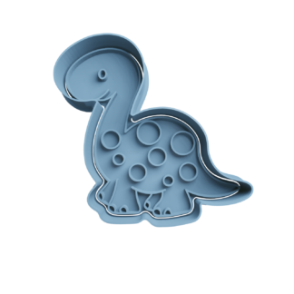 Diplodocus Cortador de Galletas STL 3