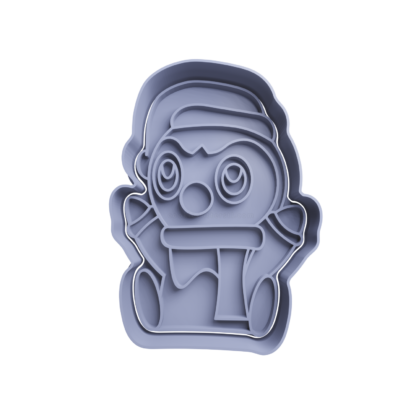 Piplup Navidad Cortador de Galletas STL