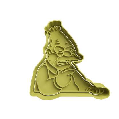 Abraham Simpson Cortador de Galletas STL