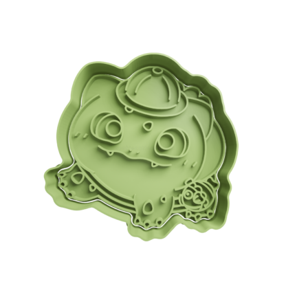 Bulbasaur Cute Cortador de Galletas STL 2