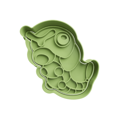 Caterpie Cortador de Galletas STL 2