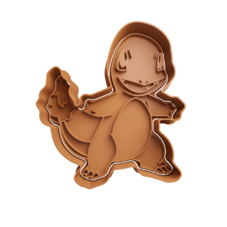 Charmander Cortador de Galletas STL