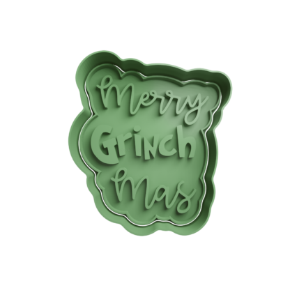 Merry Grinch Mas Cortador de Galletas STL