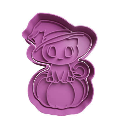 Mew en Calabaza Cortador de Galletas STL