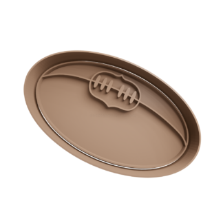 Pelota de Futbol Americano Cortador de Galletas STL 2