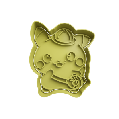 Pikachu Cute Cortador de Galletas STL 2