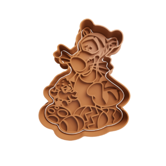 Tigger Cortador de Galletas STL