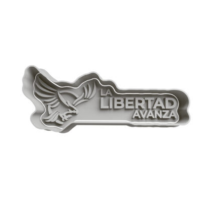 La Libertad Avanza Logo Cortador de Galletas STL