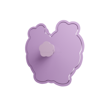 Monstruo Tierno Corazon Cortador de Galletas STL