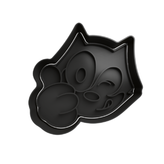 Felix El Gato Cortador de Galletas STL