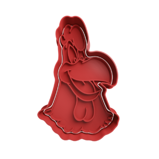 Gallo Claudio Cabeza Cortador de Galletas STL