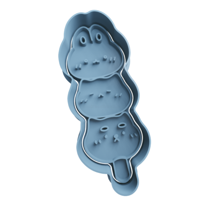 Dango Gato Cute Cortador de Galletas STL 2