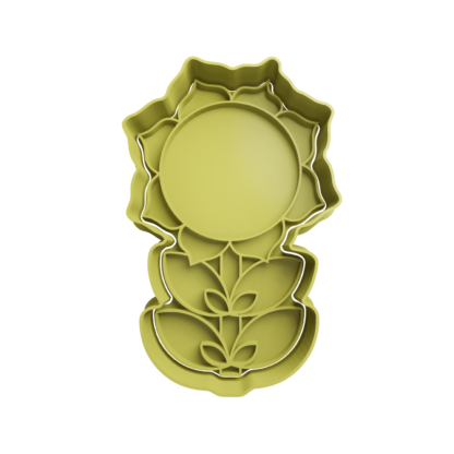 Girasol Cortador de Galletas STL