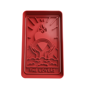 Carta The Lovers Cortador de Galletas STL