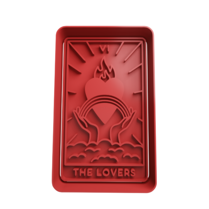 Carta The Lovers Cortador de Galletas STL