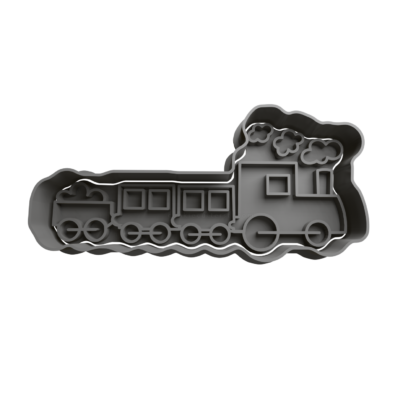 Tren Locomotora Cortador de Galletas STL