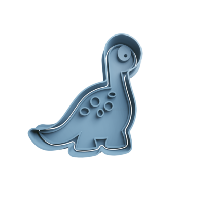 Diplodocus Cortador de Galletas STL 8