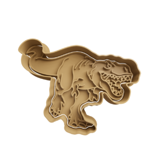 Tiranosaurio Rex Cortador de Galletas STL 6