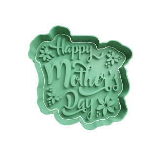 Happy Mother’s Day Cortador de Galletas STL 4