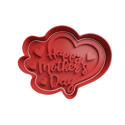 Happy Mother’s Day Cortador de Galletas STL 2