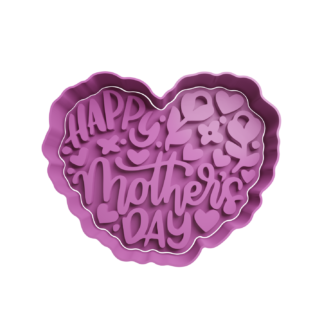 Happy Mother’s Day Cortador de Galletas STL 3