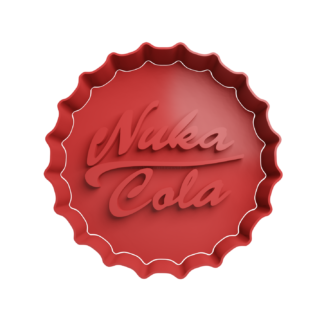 Nuka Cola Cortador de Galletas STL
