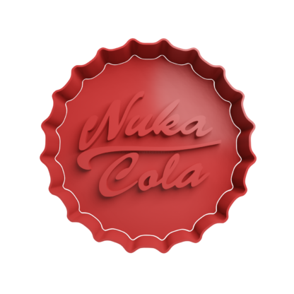 Nuka Cola Cortador de Galletas STL