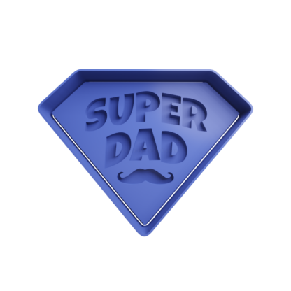 Super Dad Cortador de Galletas STL