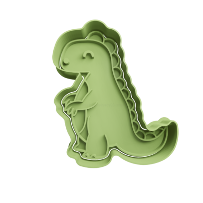 Tiranosaurio Rex Dinosaurio Cortador de Galletas STL 2