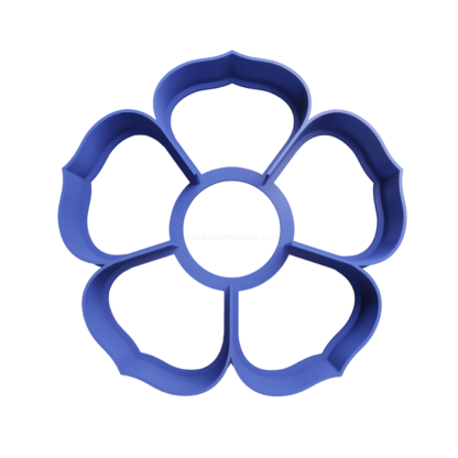 Flor de 5 Petalos Cortador de Galletas STL 3