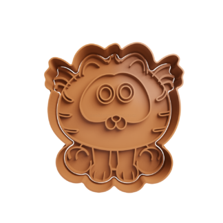 Garfield Bebe Cortador de Galletas STL